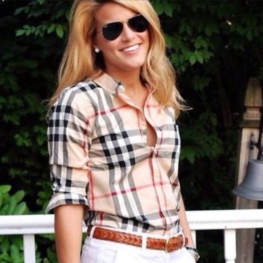 Burberry Classic Checkered Button Down Shirt